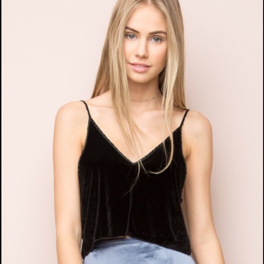 RARE Brandy Melville Velvet Tank